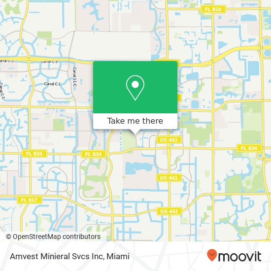 Amvest Minieral Svcs Inc map