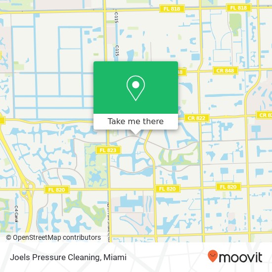 Joels Pressure Cleaning map