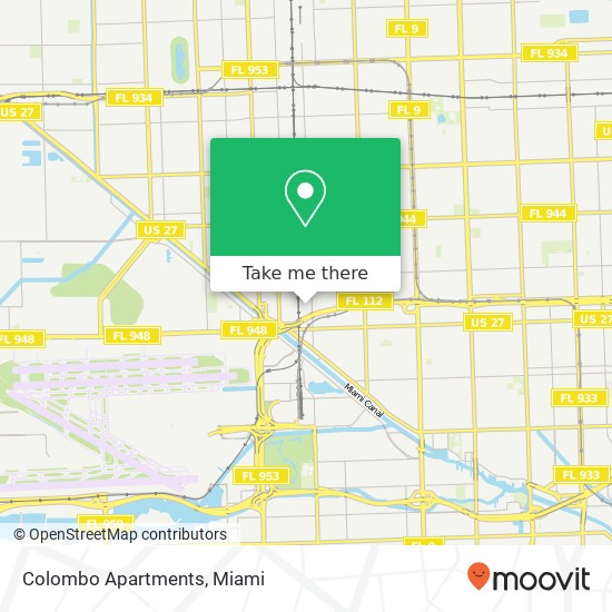 Colombo Apartments map