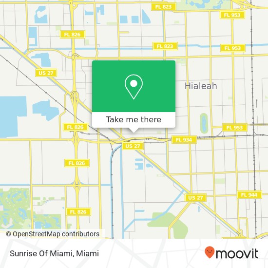 Sunrise Of Miami map