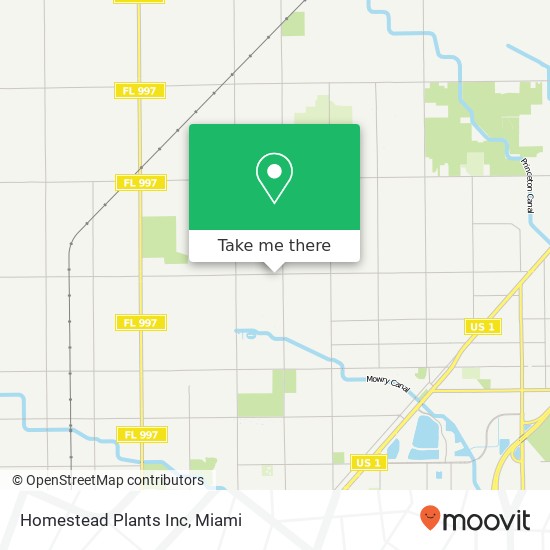 Mapa de Homestead Plants Inc
