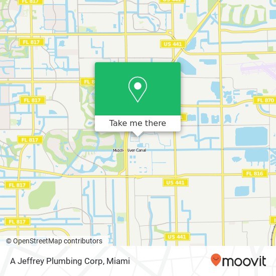 Mapa de A Jeffrey Plumbing Corp