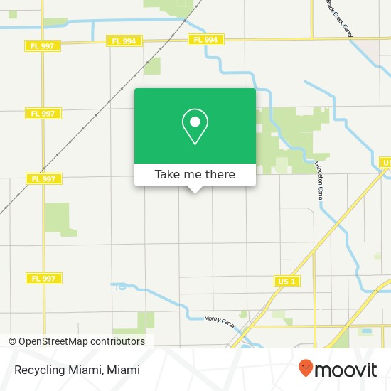 Mapa de Recycling Miami