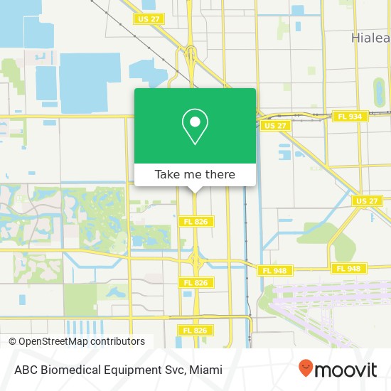 Mapa de ABC Biomedical Equipment Svc