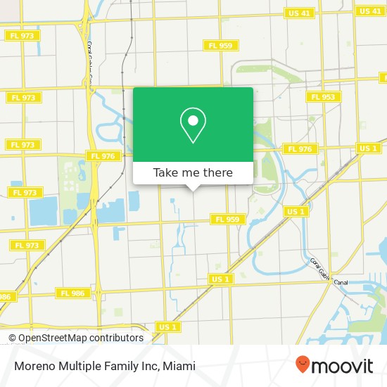 Moreno Multiple Family Inc map
