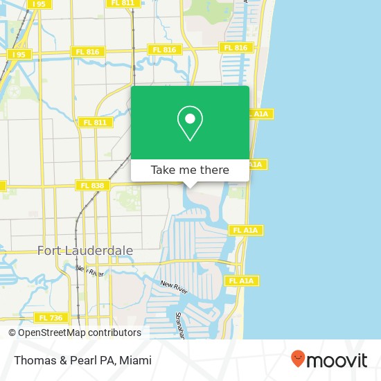 Mapa de Thomas & Pearl PA