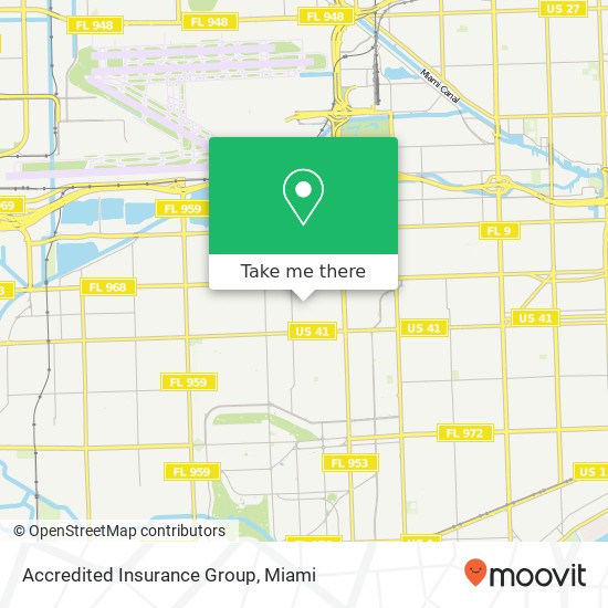 Accredited Insurance Group map