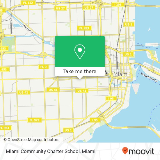 Mapa de Miami Community Charter School