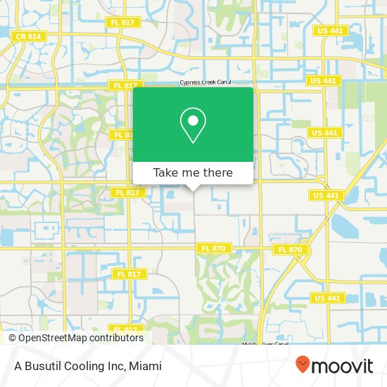 A Busutil Cooling Inc map