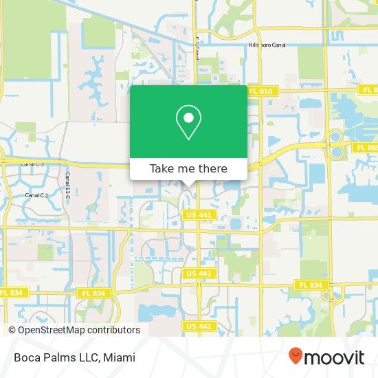 Mapa de Boca Palms LLC