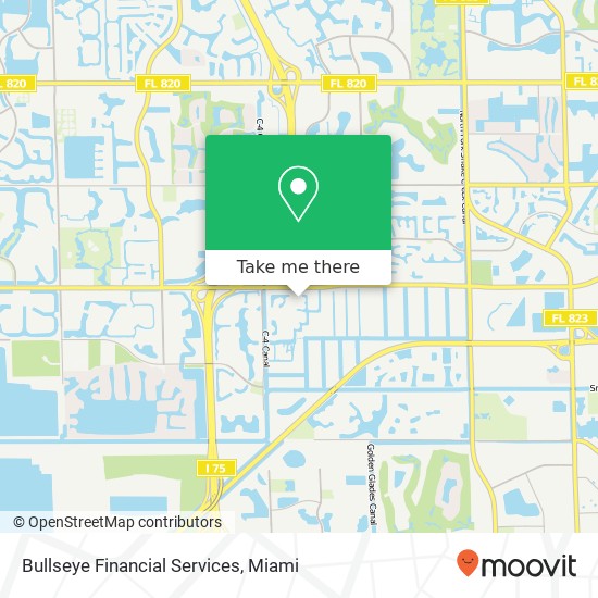 Mapa de Bullseye Financial Services