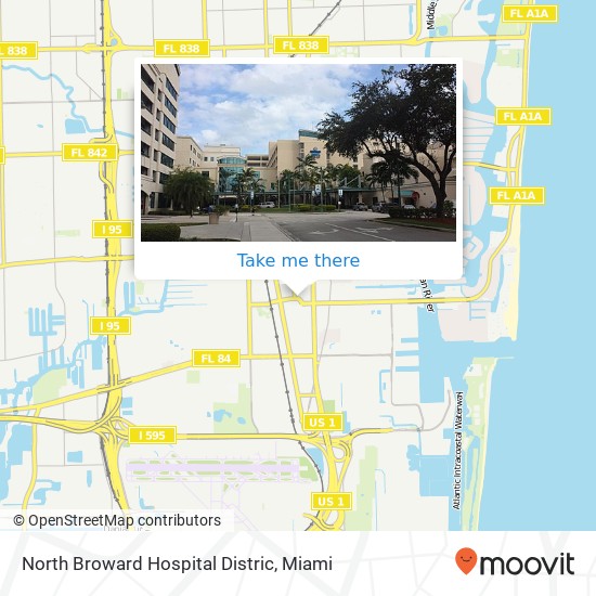 North Broward Hospital Distric map