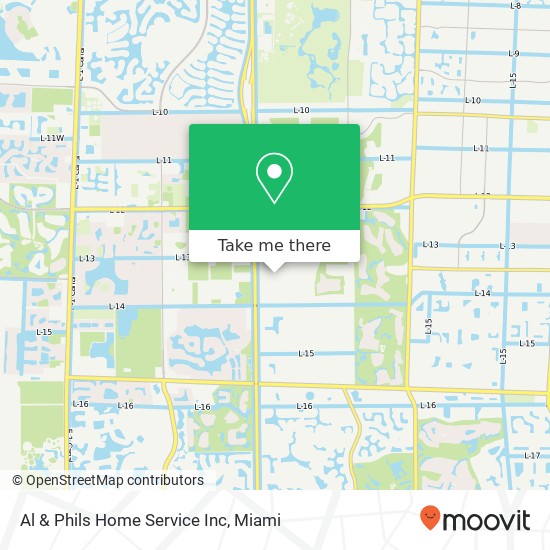 Mapa de Al & Phils Home Service Inc