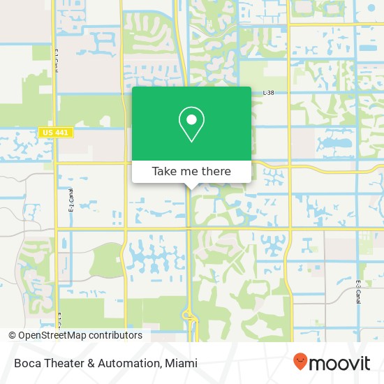 Boca Theater & Automation map