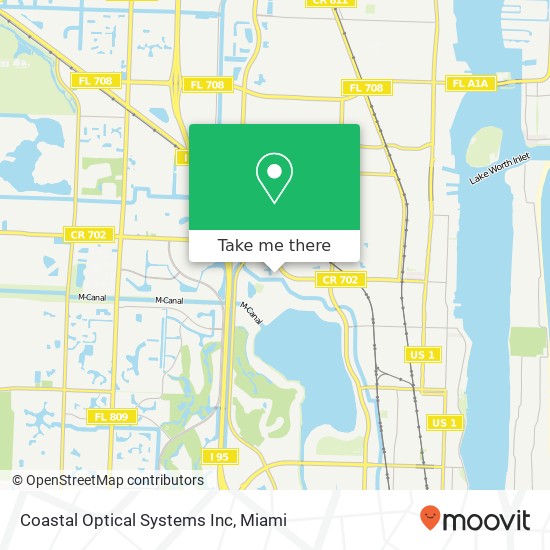 Mapa de Coastal Optical Systems Inc