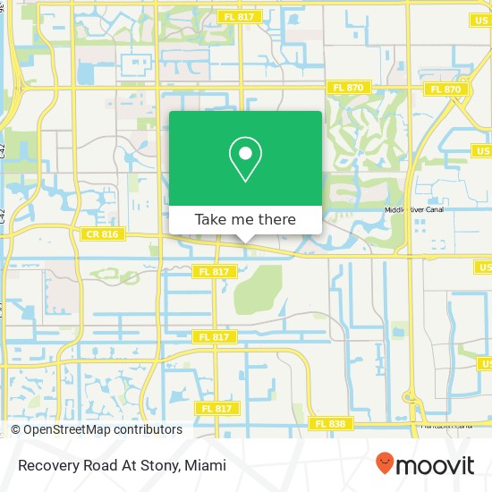 Mapa de Recovery Road At Stony