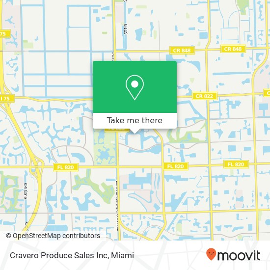 Cravero Produce Sales Inc map