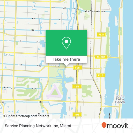 Service Planning Network Inc map