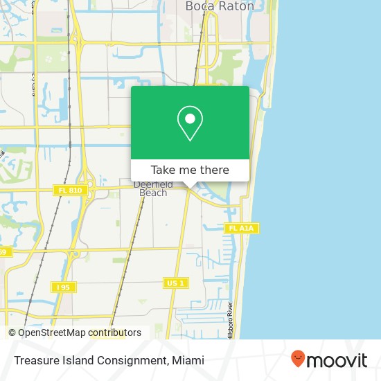 Mapa de Treasure Island Consignment