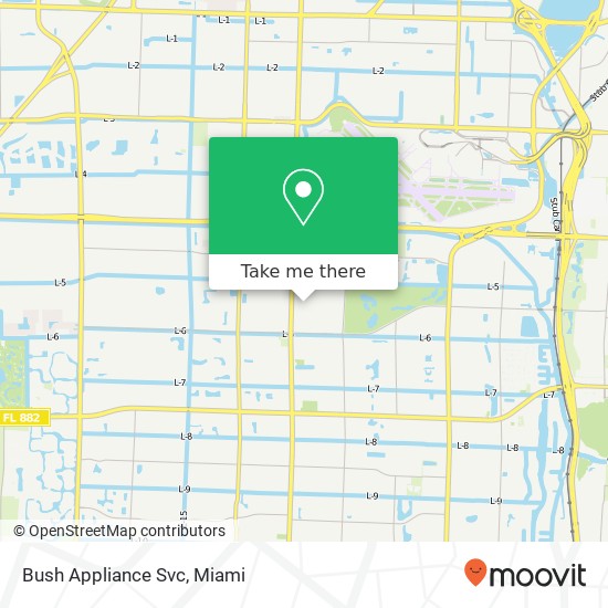 Bush Appliance Svc map