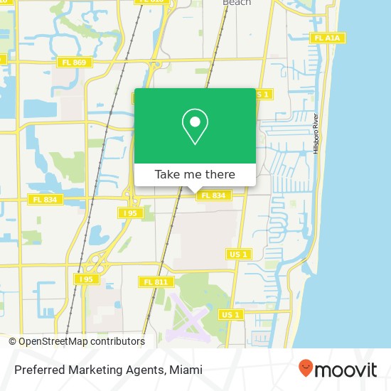 Mapa de Preferred Marketing Agents