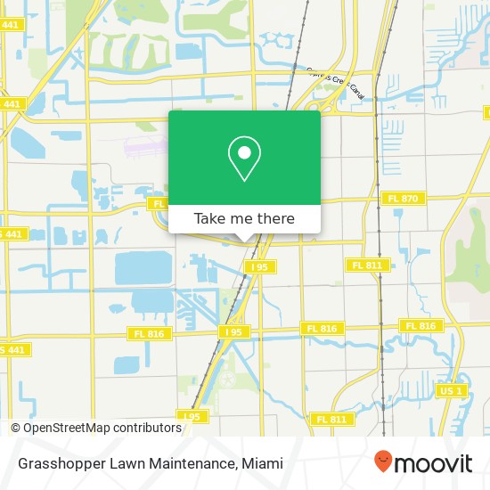 Mapa de Grasshopper Lawn Maintenance