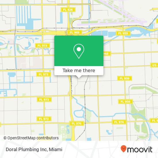 Mapa de Doral Plumbing Inc