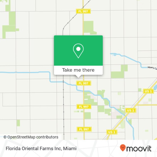 Mapa de Florida Oriental Farms Inc