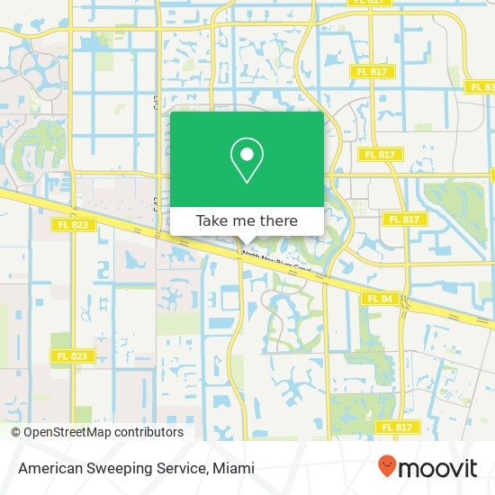 Mapa de American Sweeping Service