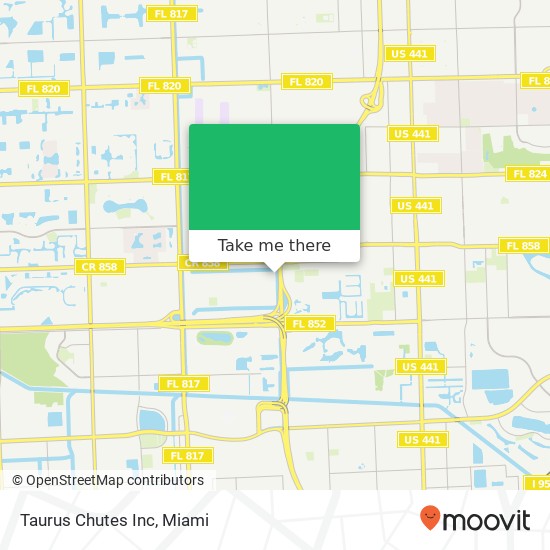 Taurus Chutes Inc map