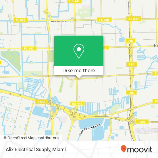 Alix Electrical Supply map