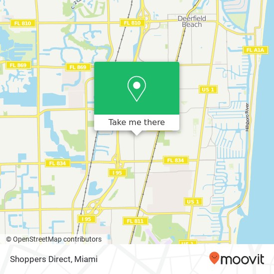 Mapa de Shoppers Direct