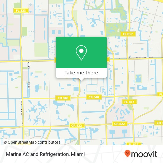 Mapa de Marine AC and Refrigeration