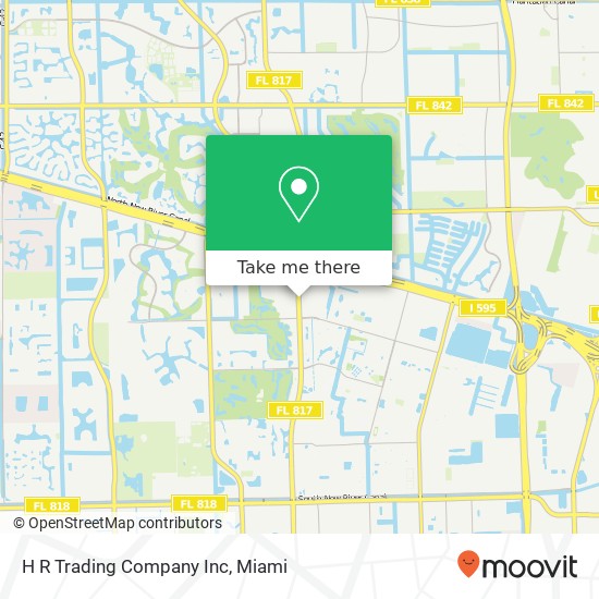 H R Trading Company Inc map