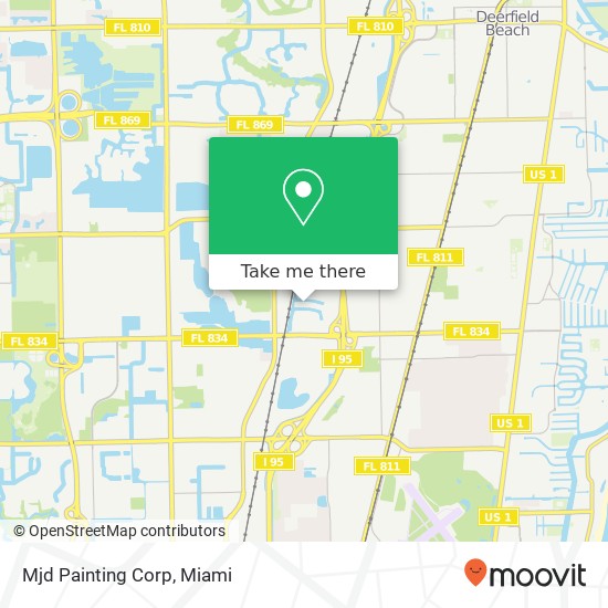 Mapa de Mjd Painting Corp