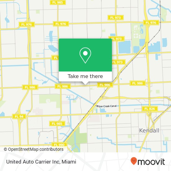 Mapa de United Auto Carrier Inc