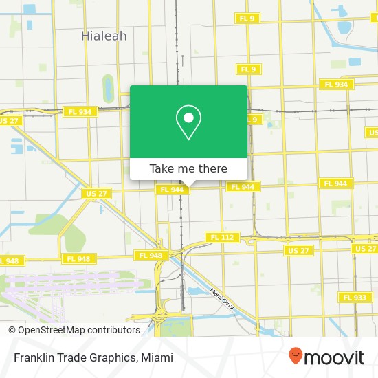 Franklin Trade Graphics map
