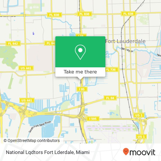 Mapa de National Lqdtors Fort Lderdale