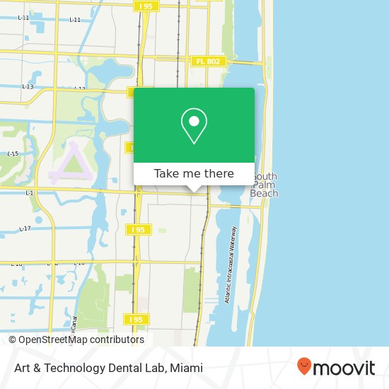 Mapa de Art & Technology Dental Lab