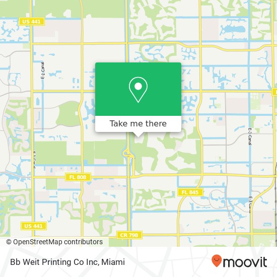 Bb Weit Printing Co Inc map