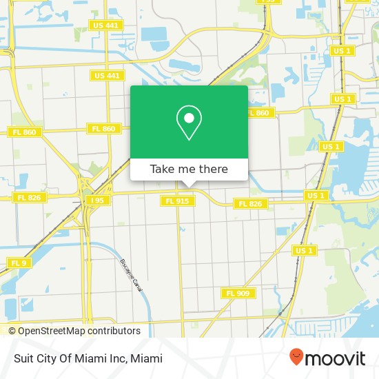 Suit City Of Miami Inc map
