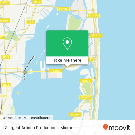 Zeitgest Artistic Productions map