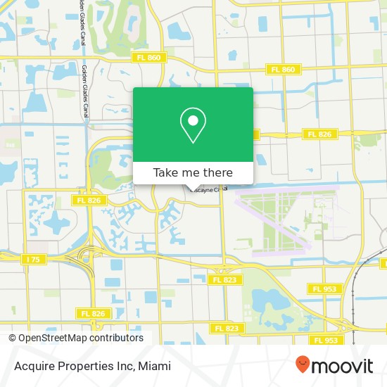 Acquire Properties Inc map