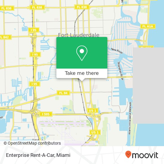 Mapa de Enterprise Rent-A-Car