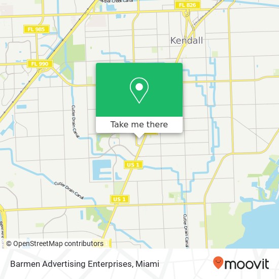 Barmen Advertising Enterprises map