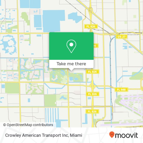 Mapa de Crowley American Transport Inc