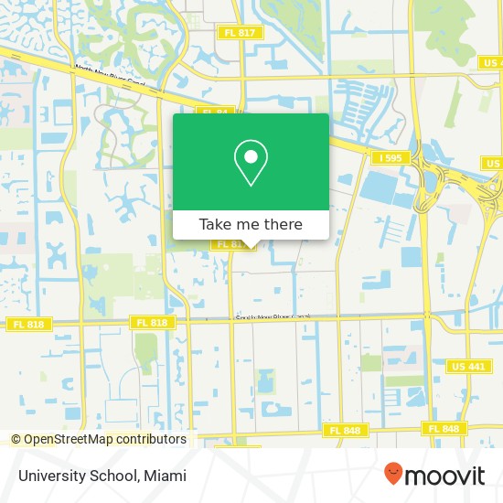 Mapa de University School