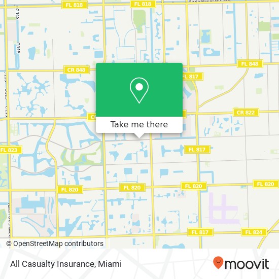 Mapa de All Casualty Insurance