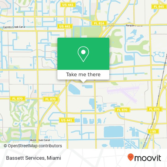 Bassett Services map