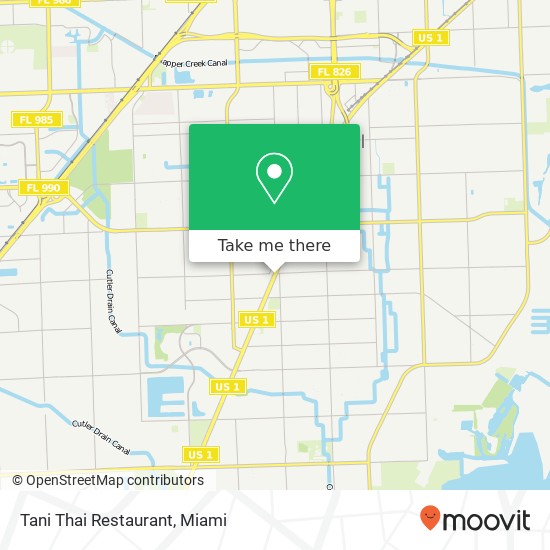 Mapa de Tani Thai Restaurant